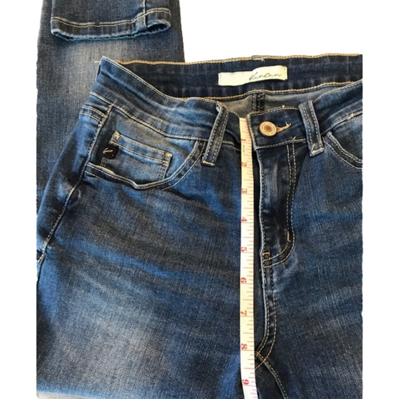 KanCan Mid Rise Skinny stretch Jeans Womens Sz 7 / 27 blue Medium Wash Estilo - Picture 6 of 12